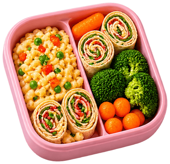 Pinwheels, Pasta & Broccoli