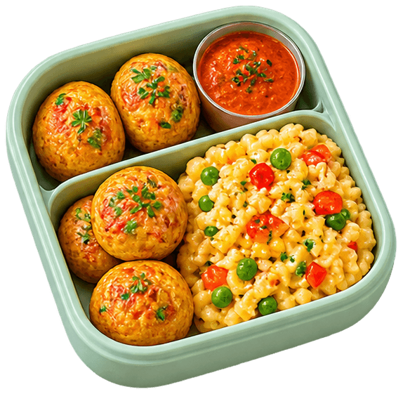 Veggie Bites & Pasta